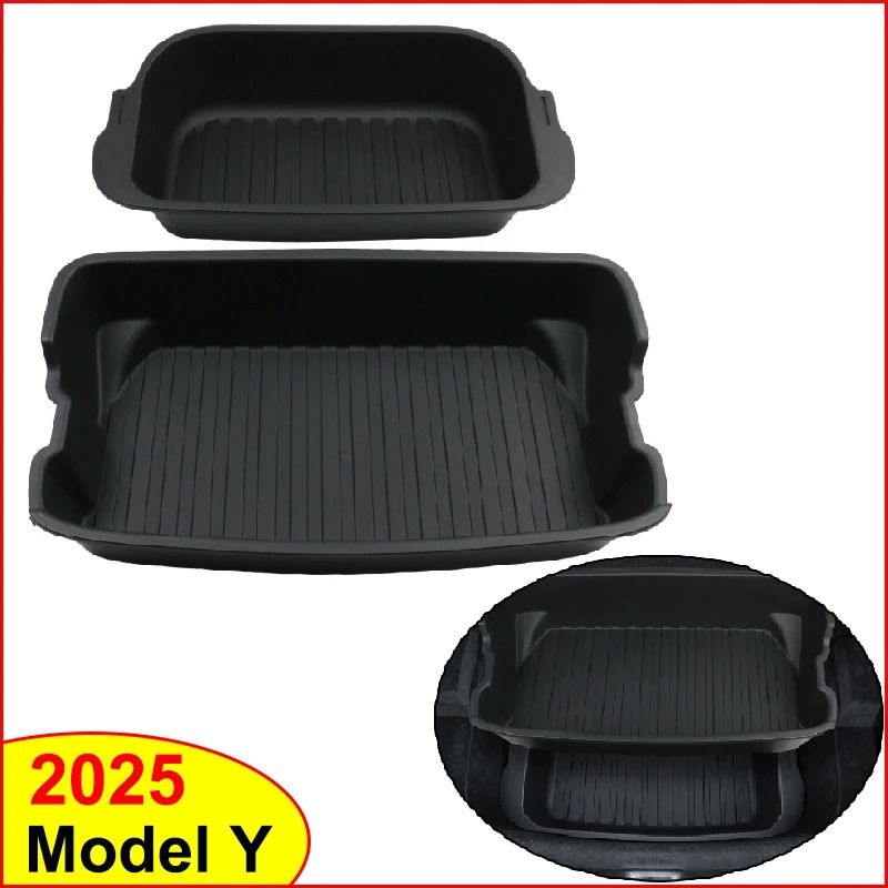 Tesla Model Y Frunk Organizer Double Deck Trunk Storage Box 0