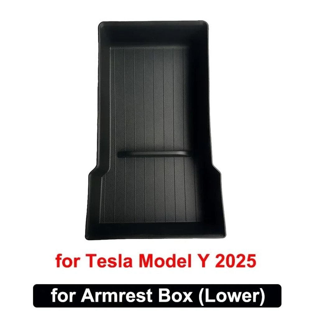 Tesla Model Y Juniper 2025 Center Console And Armrest Storage Organizer Tray Set 2