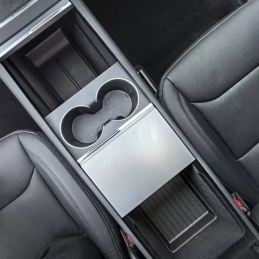 Tesla Model Y Juniper 2025 Center Console And Armrest Storage Organizer Tray Set 7