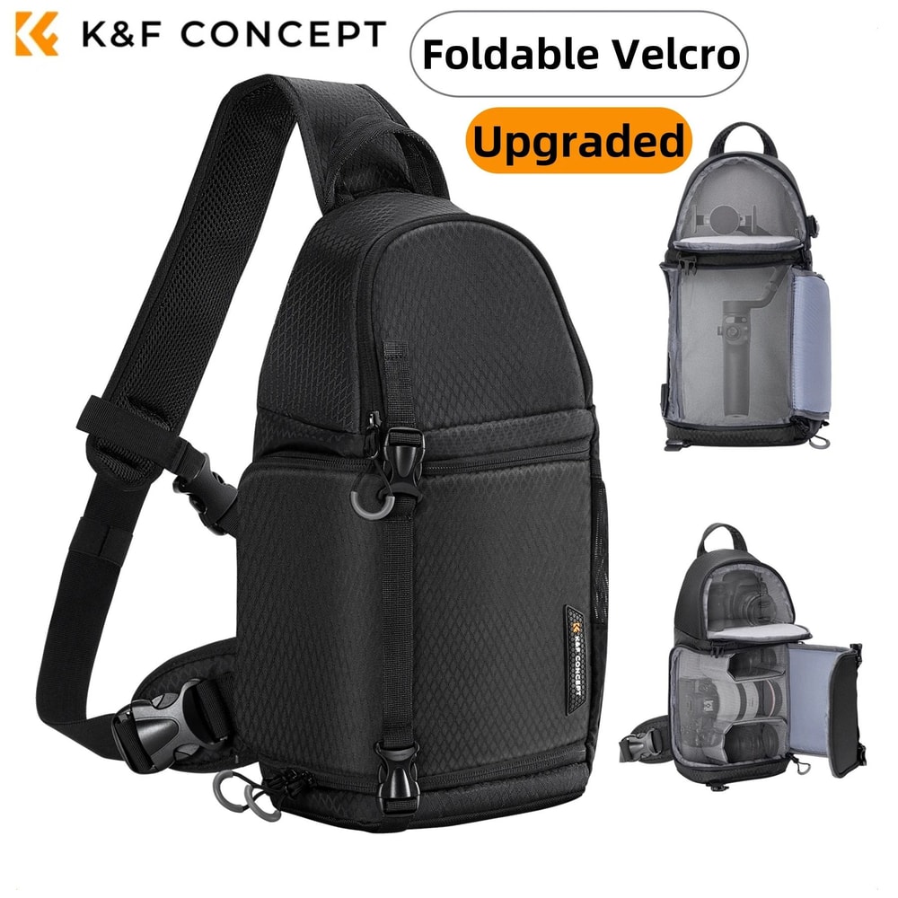 K And F Concept Waterproof Camera Backpack Sling Bag 10L For DSLR And Mirrorless Cameras 7