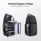 K And F Concept Waterproof Camera Backpack Sling Bag 10L For DSLR And Mirrorless Cameras 11