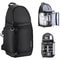 K And F Concept Waterproof Camera Backpack Sling Bag 10L For DSLR And Mirrorless Cameras 1