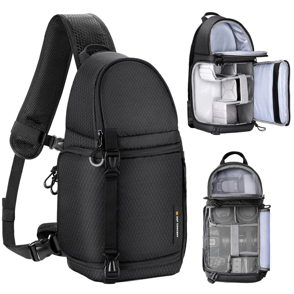 K And F Concept Waterproof Camera Backpack Sling Bag 10L For DSLR And Mirrorless Cameras 2