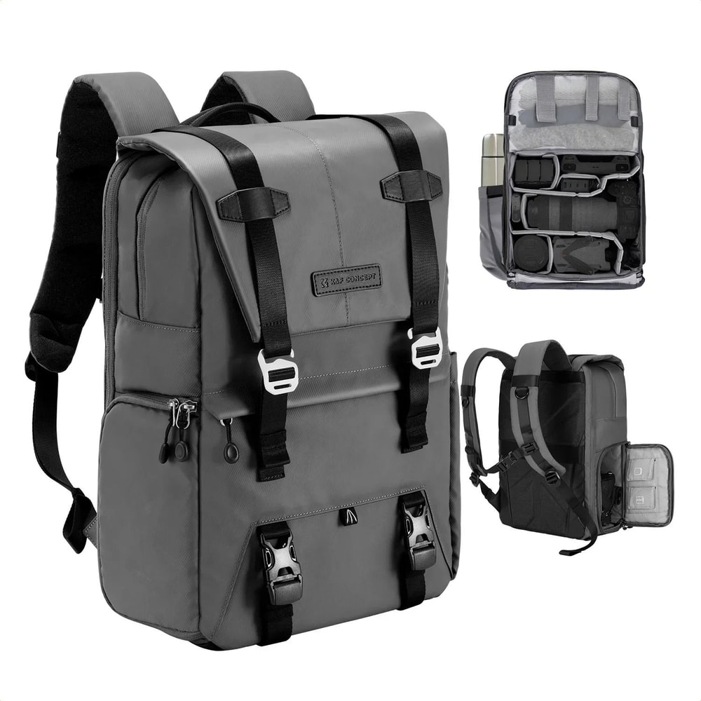 K And F Concept Professional Camera Backpack For Outdoor Travel And Tripod Carry 3
