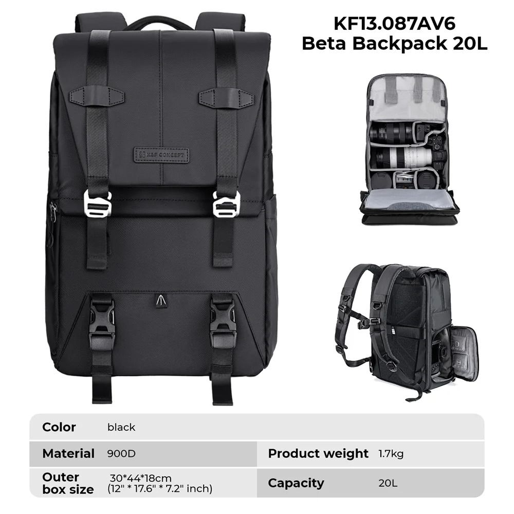 K And F Concept Professional Camera Backpack For Outdoor Travel And Tripod Carry 12