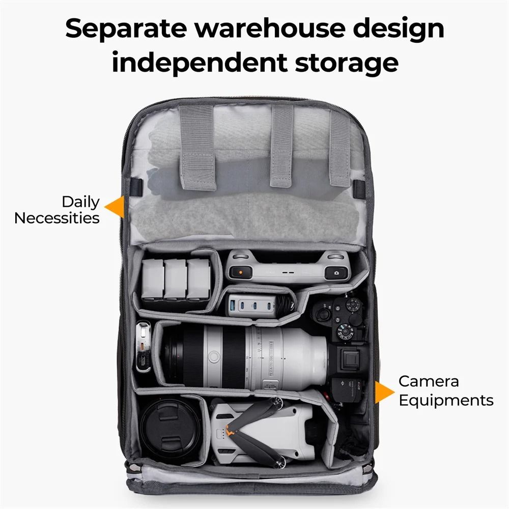 K And F Concept Professional Camera Backpack For Outdoor Travel And Tripod Carry 13