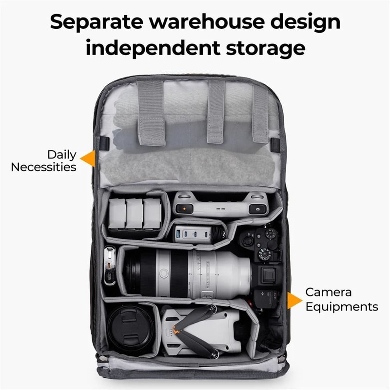 K And F Concept Professional Camera Backpack For Outdoor Travel And Tripod Carry 13