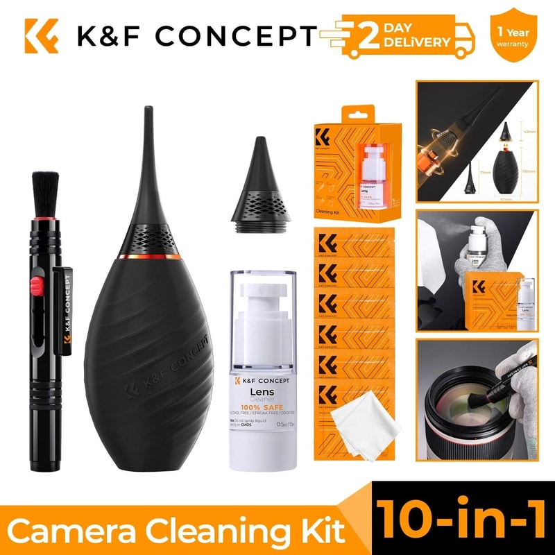 K And F Concept Camera Lens Cleaning Kit With Blower Cloth Pen And Cleaning Solution 3