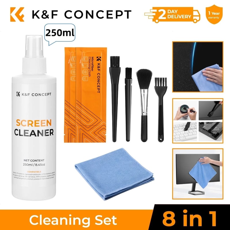 K And F Concept Camera Lens Cleaning Kit With Blower Cloth Pen And Cleaning Solution 5