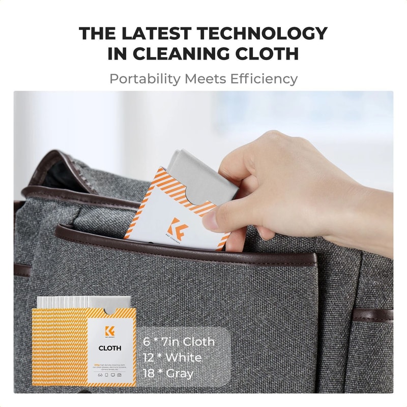 K And F Concept Premium Microfiber Lens Cleaning Cloth 15x18cm For Cameras And Screens 8