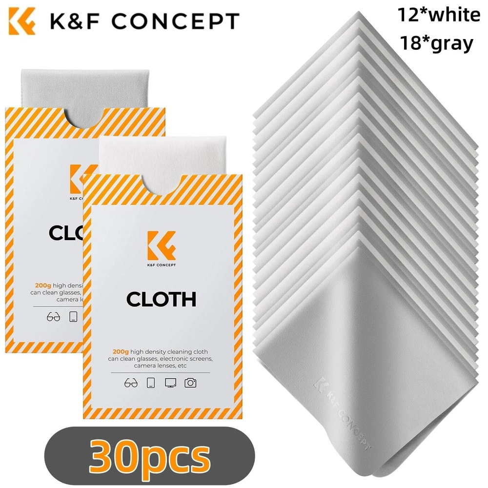 K And F Concept Premium Microfiber Lens Cleaning Cloth 15x18cm For Cameras And Screens 2
