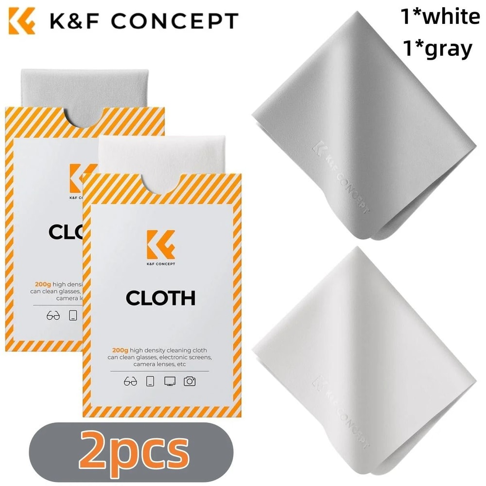 K And F Concept Premium Microfiber Lens Cleaning Cloth 15x18cm For Cameras And Screens 1