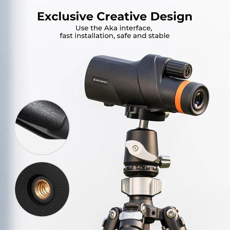 K And F Concept 12x50 HD Monocular Telescope For Outdoor Travel And Wildlife Viewing 10