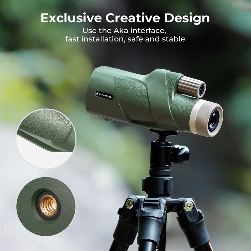 K And F Concept 12x50 HD Monocular Telescope For Outdoor Travel And Wildlife Viewing 11