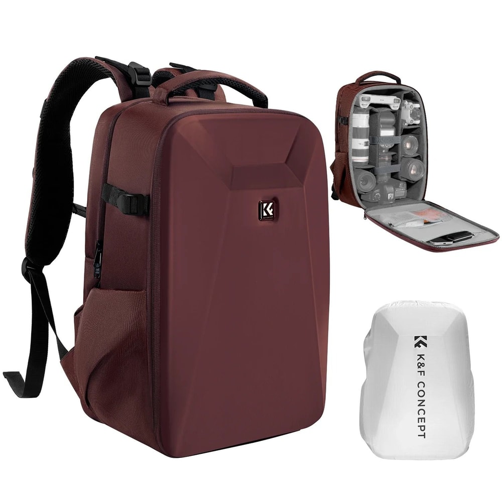 K And F Concept 22L Waterproof Camera Backpack For Travel Photography And DSLR Gear 5