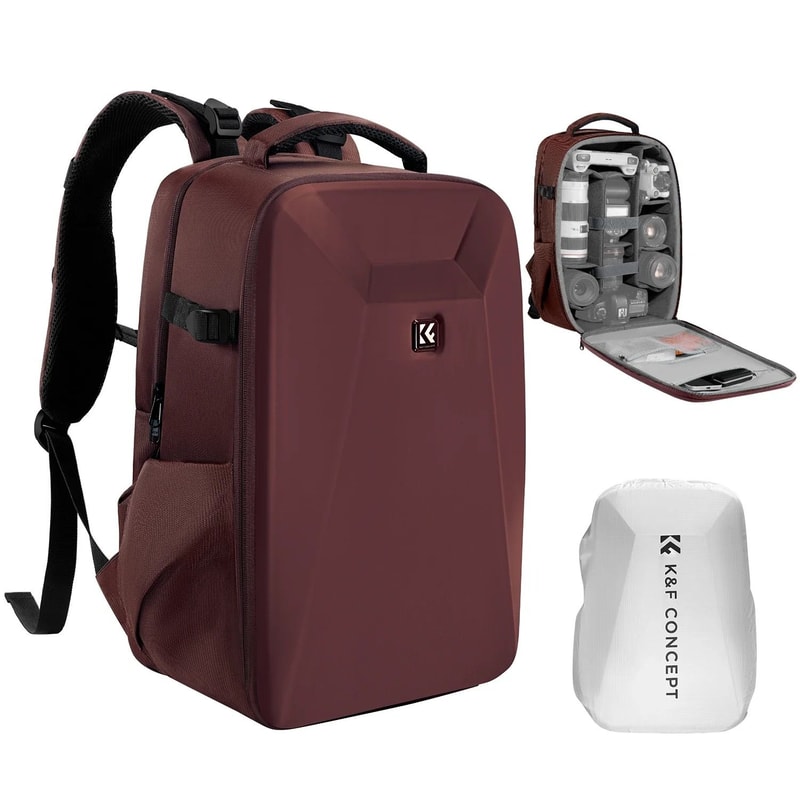 K And F Concept 22L Waterproof Camera Backpack For Travel Photography And DSLR Gear 5
