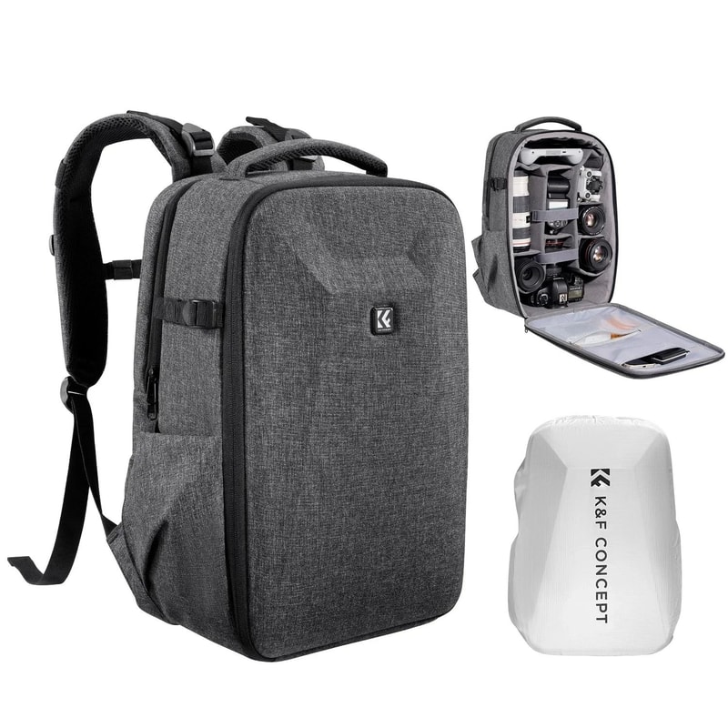K And F Concept 22L Waterproof Camera Backpack For Travel Photography And DSLR Gear 1