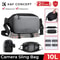 K And F Concept Waterproof Camera Sling Bag 10L 12L For Travel Photography With Tripod Holder 6