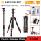 K And F Concept Carbon Fiber Travel Camera Tripod 60 Inch With 360 Ball Head 0