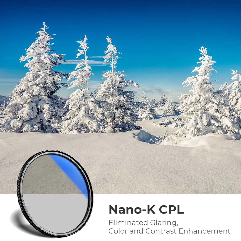 K And F Concept Nano K CPL Circular Polarizer Lens Filter 67mm 77mm 82mm Ultra Slim 5