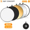 K And F Concept 5 In 1 Photography Light Reflector With Handle And Translucent Panel 1