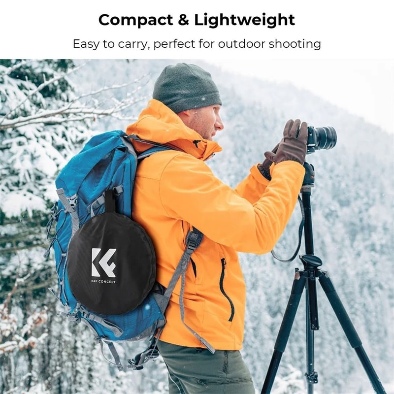 K And F Concept 5 In 1 Photography Light Reflector With Handle And Translucent Panel 8