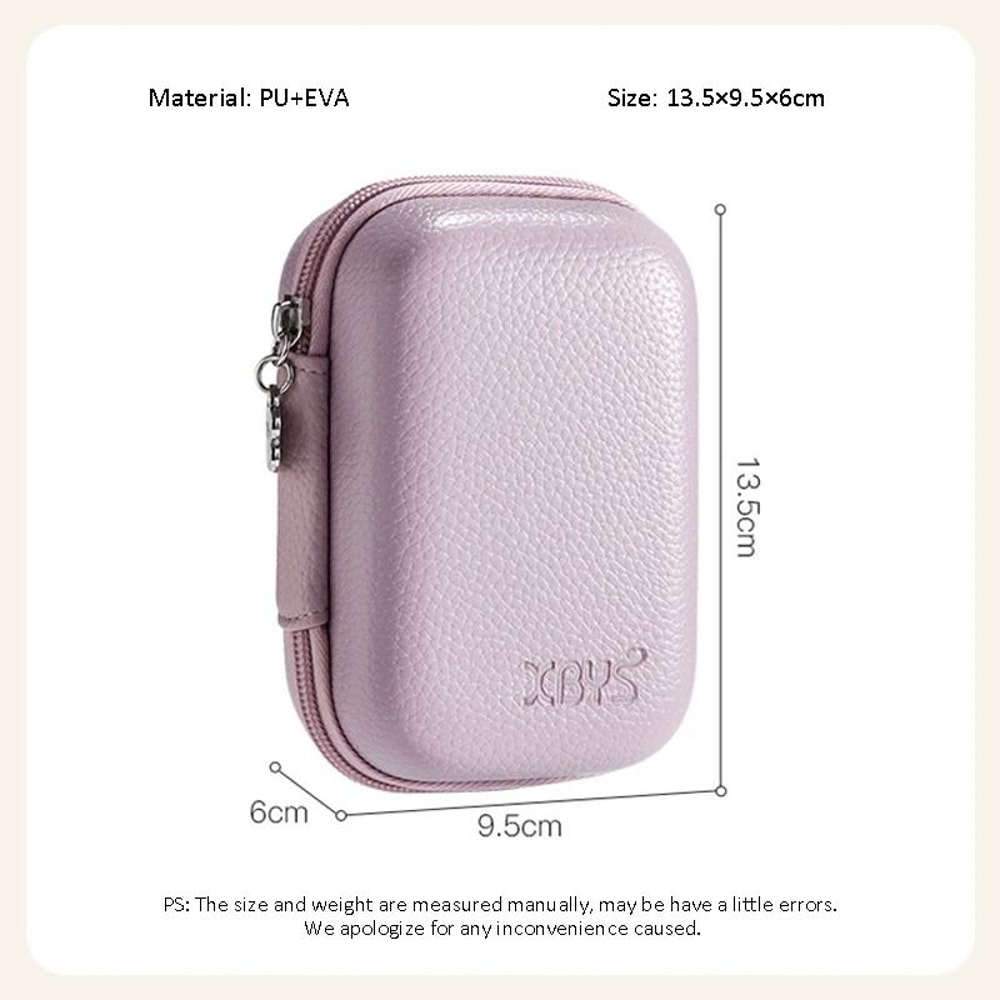 PU Leather Hard Shell Camera Case For Compact Digital Cameras And Accessories 5