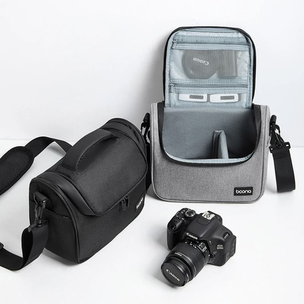 Waterproof DSLR Camera Shoulder Bag With Lens Storage For Travel Photography 0