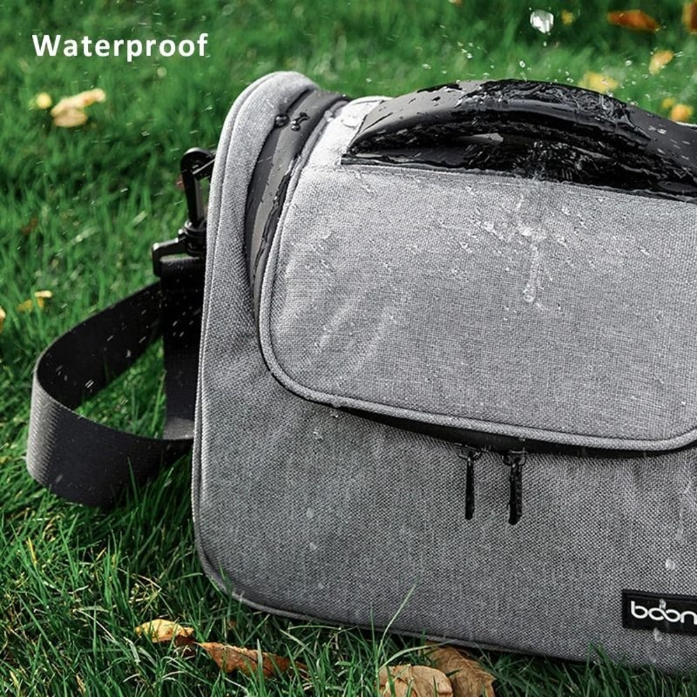 Waterproof DSLR Camera Shoulder Bag With Lens Storage For Travel Photography 7