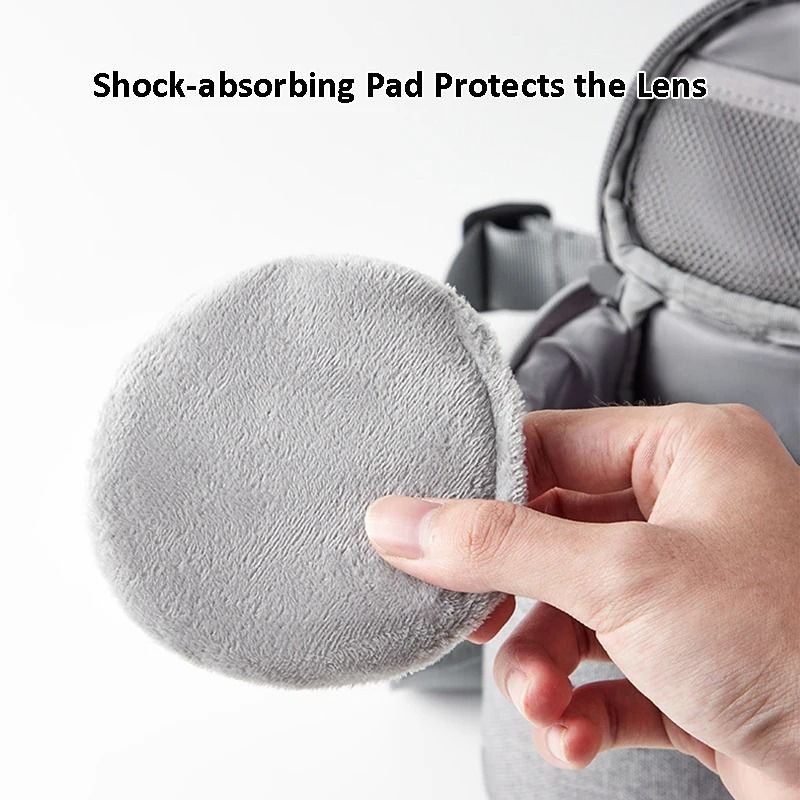 Oxford Camera Lens Cylinder Bag Padded Lens Sleeve For Mirrorless And DSLR Lenses 4