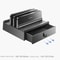 Vaydeer Vertical Dual Slot Laptop Stand With Drawer Desktop Organizer 4