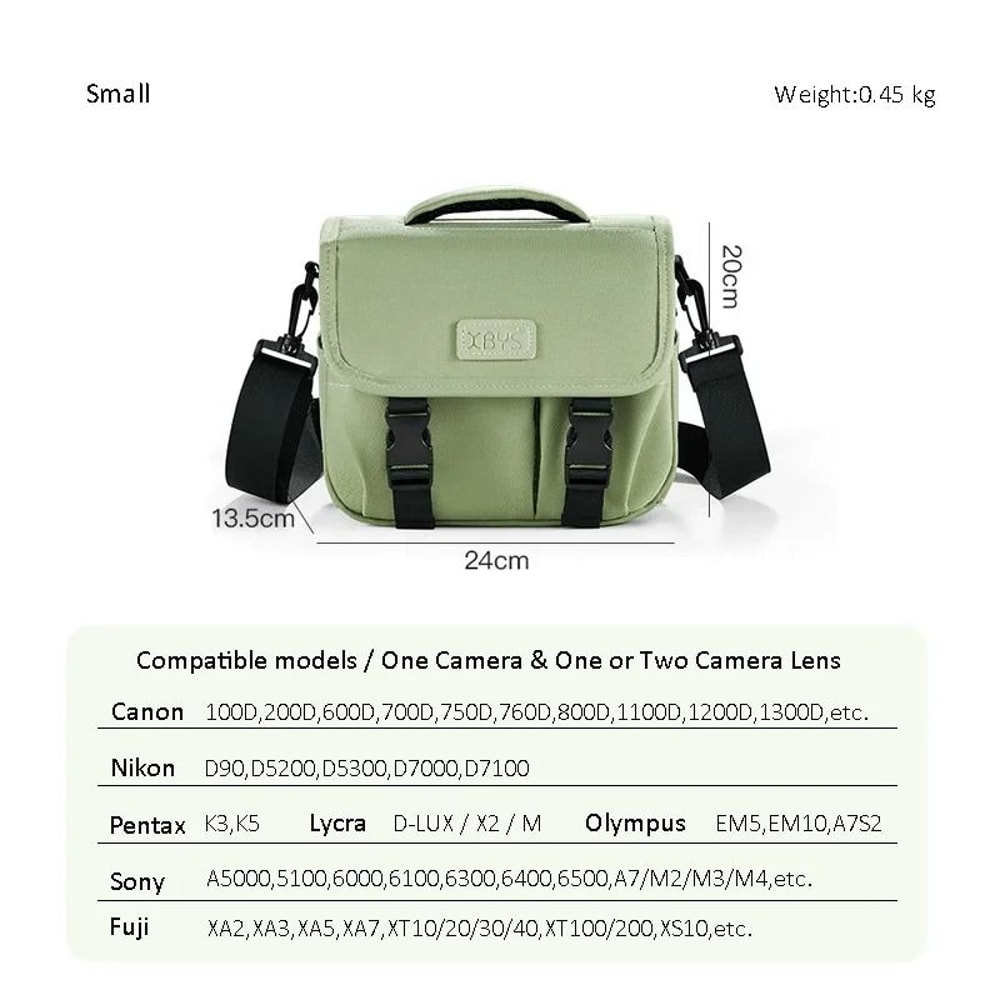 Womens DSLR Camera Shoulder Bag Compact Photography Storage For Mirrorless Cameras 2