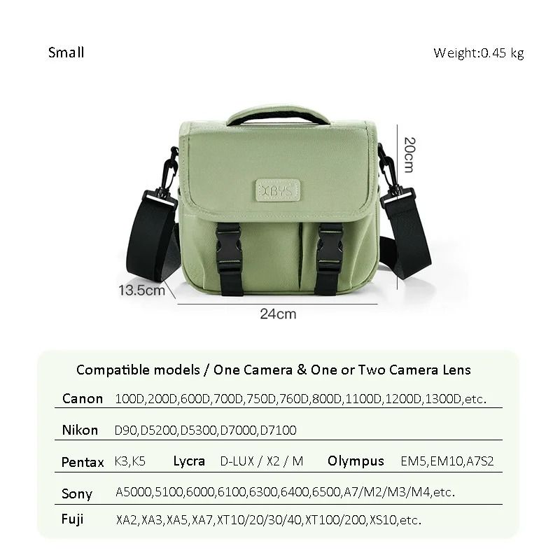 Womens DSLR Camera Shoulder Bag Compact Photography Storage For Mirrorless Cameras 2