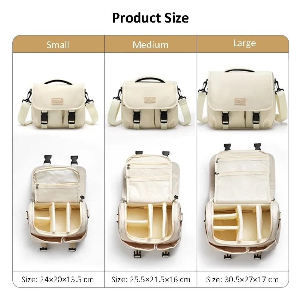 Womens DSLR Camera Shoulder Bag Compact Photography Storage For Mirrorless Cameras 8