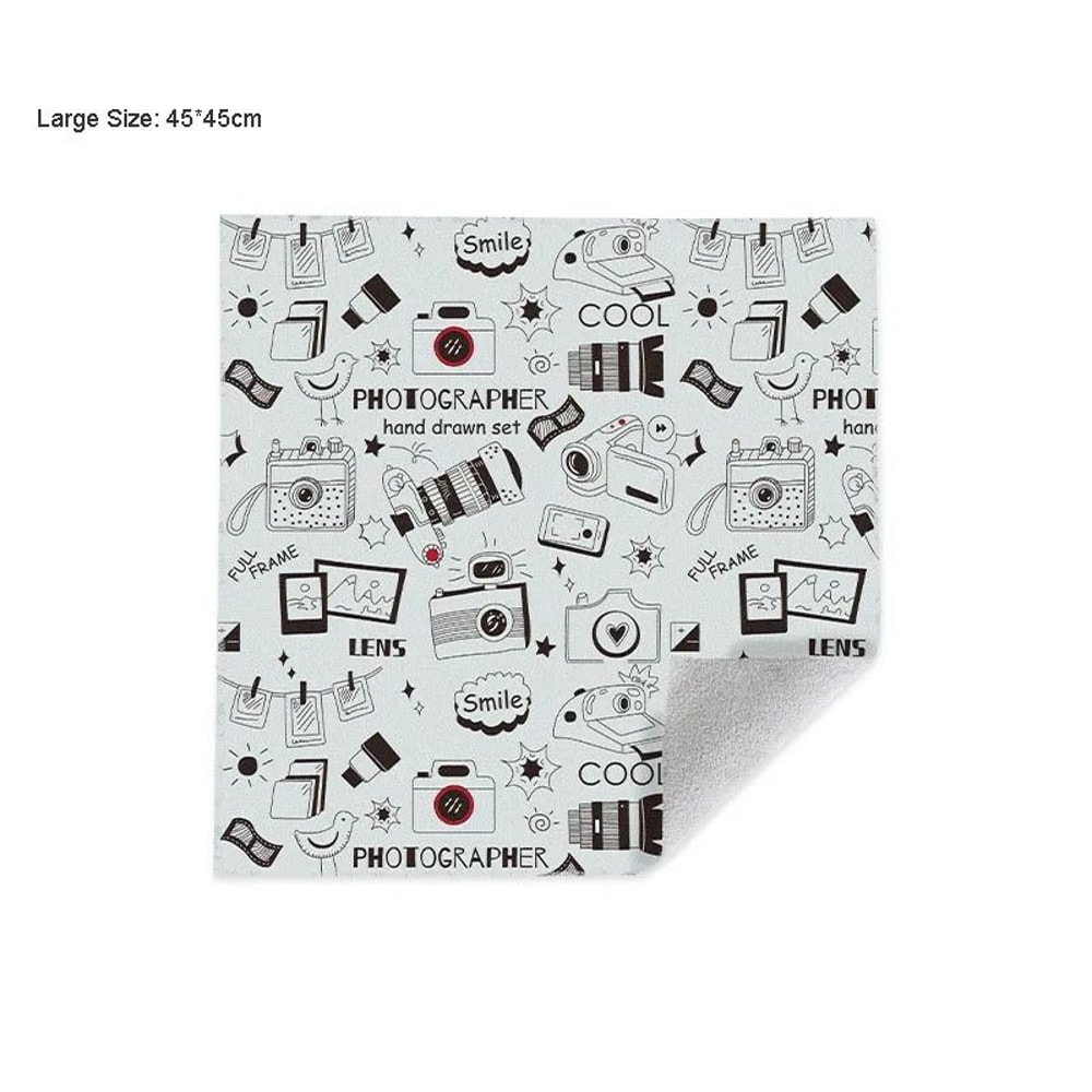 Magic Self Adhesive Camera Wrap Soft Protective Lens Cloth Pouch 0