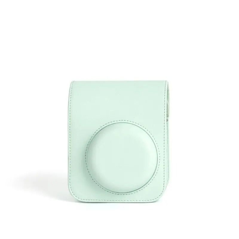 PU Leather Protective Camera Case For Instax Mini 12 With Shoulder Strap 2