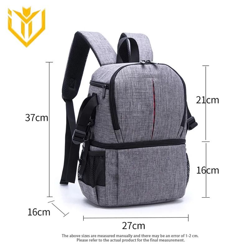 JINNUOLANG Waterproof Camera Backpack Fashion Travel Photography Bag 7