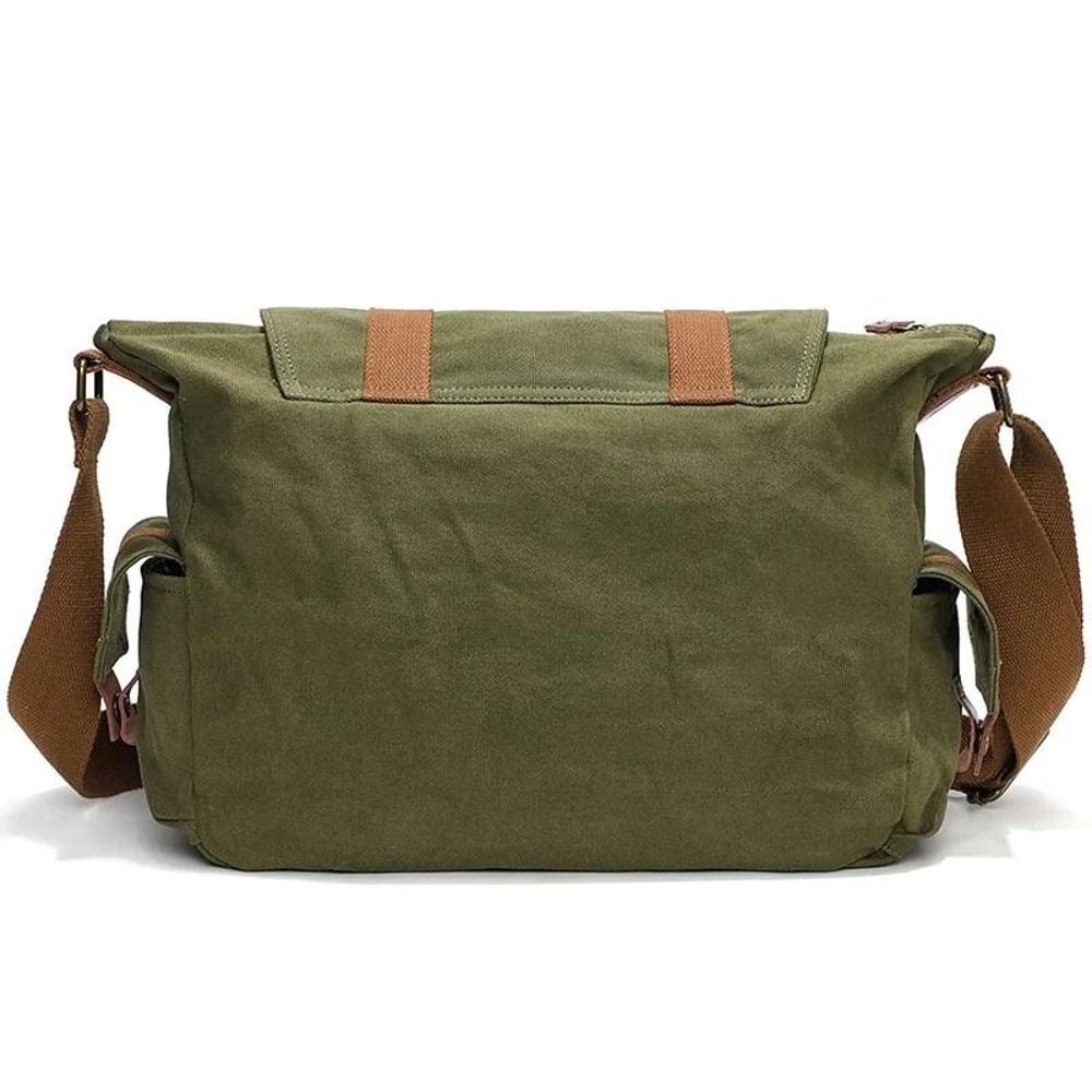 Retro Canvas SLR Camera Satchel Waterproof Messenger Bag With Removable Liner 2