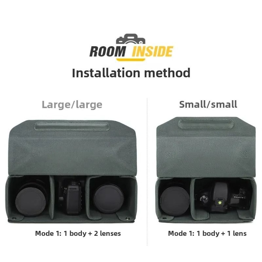 Multi Purpose Camera Inner Bag Padded Protective Case For DSLR And Mirrorless Cameras 5