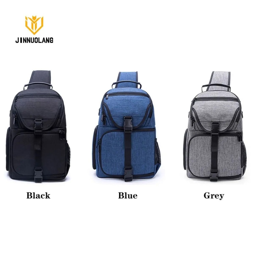 JINNUOLANG Waterproof Single Shoulder Camera Sling Backpack For DSLR And Mirrorless 0