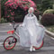 3XL Transparent Waterproof Rain Poncho For Motorcycle And Bicycle 0