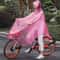 3XL Transparent Waterproof Rain Poncho For Motorcycle And Bicycle 2