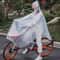 3XL Transparent Waterproof Rain Poncho For Motorcycle And Bicycle 4