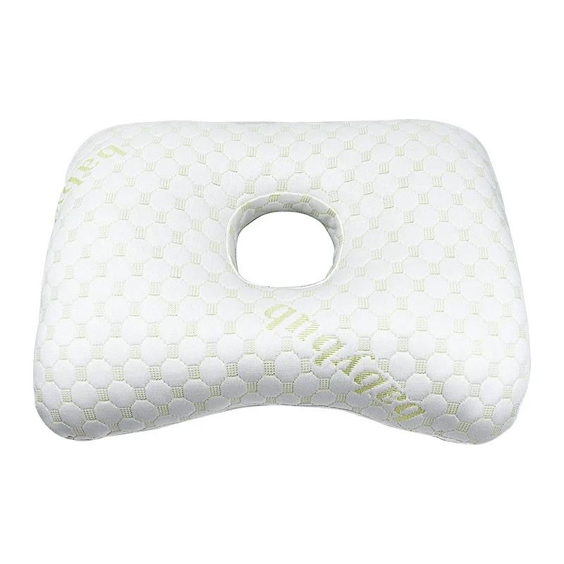 Bamboo Fiber Orthopedic Ear Pillow For Side Sleepers With Pressure Relief Design 2
