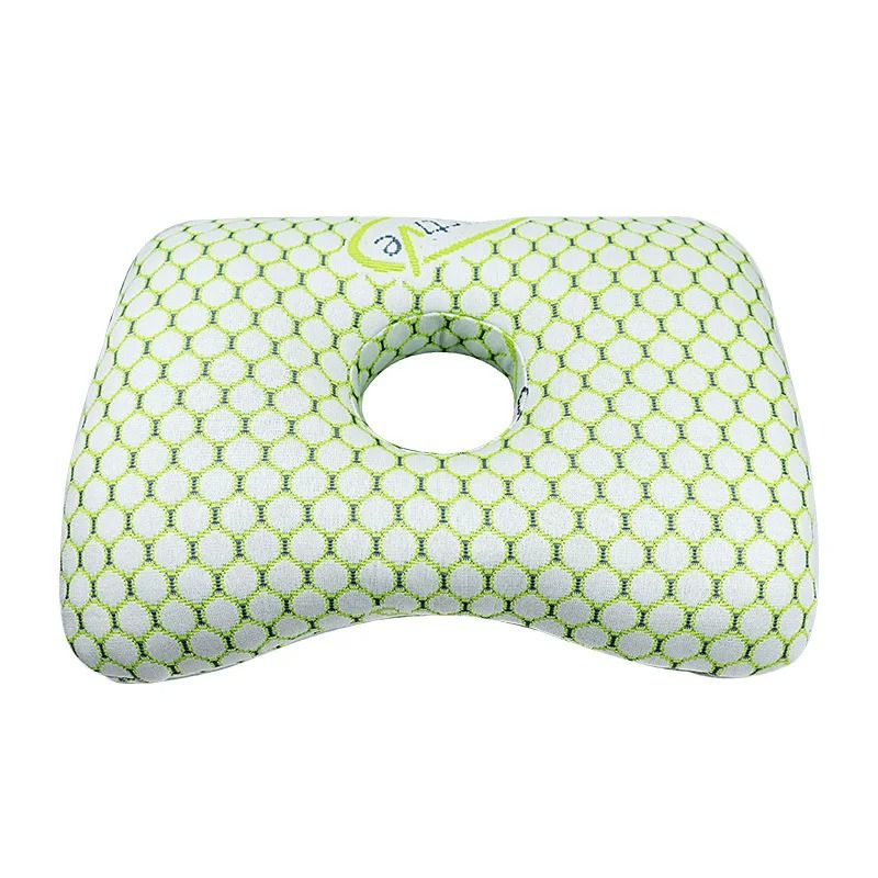 Bamboo Fiber Orthopedic Ear Pillow For Side Sleepers With Pressure Relief Design 1