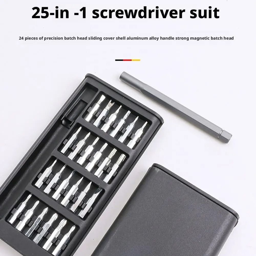 24 In 1 Precision Screwdriver Set Magnetic Repair Tool Kit For Electronics And Glasses 7