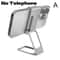 Portable Aluminum Phone Stand Folding Desktop Phone Holder Stand With Back Clip 2