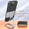 Portable Aluminum Phone Stand Folding Desktop Phone Holder Stand With Back Clip 5