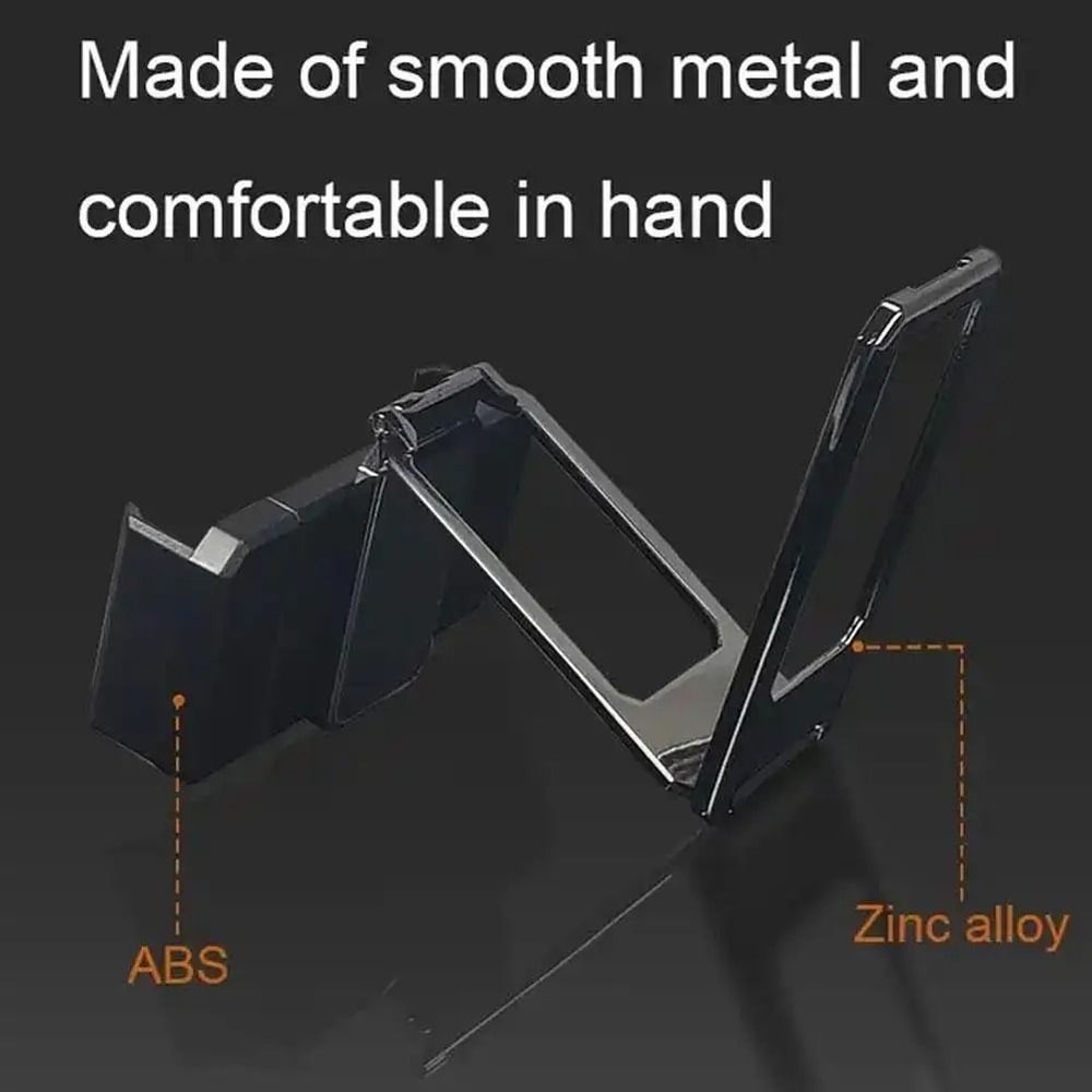 Portable Aluminum Phone Stand Folding Desktop Phone Holder Stand With Back Clip 7