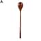 1 PC Natural Long Handle Wooden Spoon Durable Wooden Cooking Spoon For Soup Stirring And Serving 1